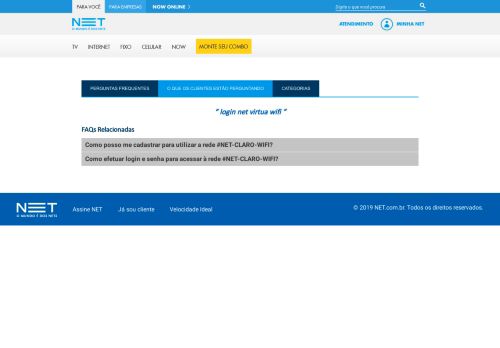 
                            7. login net virtua wifi - Ajuda Site Oficial da NET