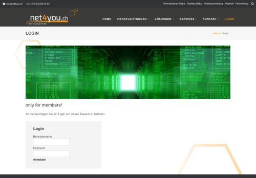 
                            8. Login - net4you GmbH