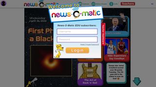 
                            7. Login - News-O-Matic