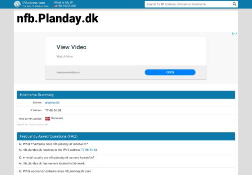 
                            9. Login - nfb.planday.dk | IPAddress.com