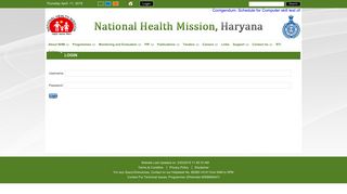 
                            10. Login - NHM Haryana