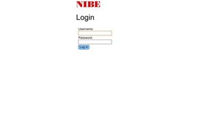 
                            3. Login - NIBE Base Web