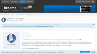 
                            6. Login nicht möglich - Threema-Forum