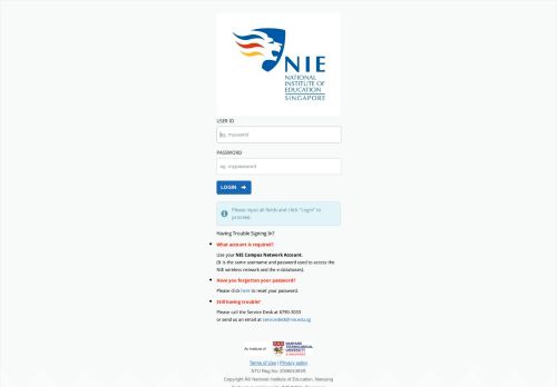 
                            4. Login - NIE