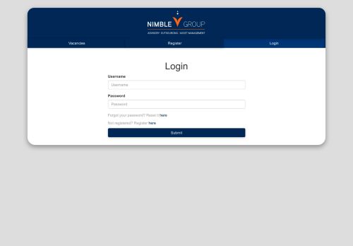 
                            1. Login - Nimble Job Portal