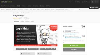 
                            1. Login Ninja by WebFactory | CodeCanyon