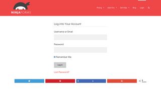 
                            1. Login - Ninja Forms