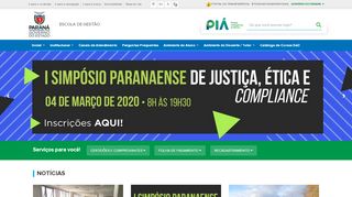 
                            9. Login no sistema - Escola de Gestão do Paraná