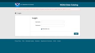 
                            10. Login - NOAA Data Catalog