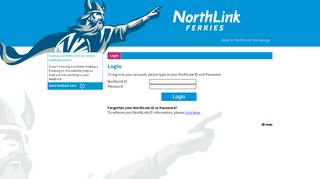 
                            2. Login | NorthLink Ferries