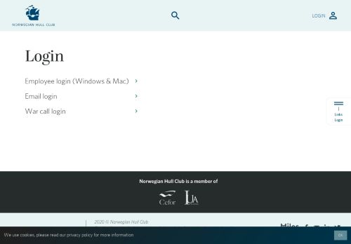 
                            12. Login » Norwegian Hull Club