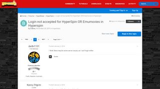 
                            4. Login not accepted for HyperSpin OR Emumovies in Hyperspin - Page ...
