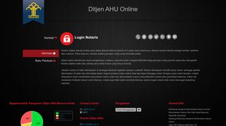 
                            3. Login Notaris - DITJEN AHU ONLINE