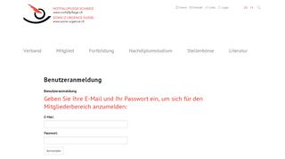 
                            12. Login - NOTFALLPFLEGE SCHWEIZ