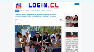 
                            6. LOGIN Noticias - Catapilco tendrá generador de respaldo que ...