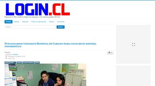 
                            10. LOGIN Noticias - Funcionarios visitaron Hospital de Cabildo para ...