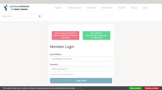 
                            5. Login Now - Yoga Alliance Professionals
