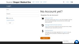 
                            5. Login - Nuance® Dragon® Medical One - Dictation.cloud