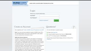 
                            11. Login - Nurse Corps - the BHW portal - HRSA