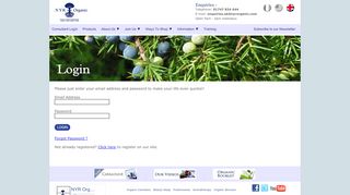 
                            2. Login - NYR Organic UK