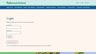 
                            7. Login - Oakwood School