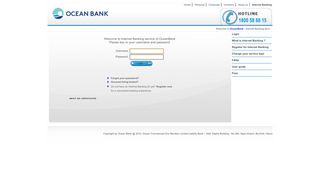 
                            6. Login - Ocean Bank IB