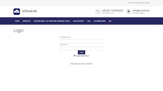 
                            11. Login - oCloud.de