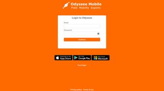 
                            1. Login - Odyssee Mobile