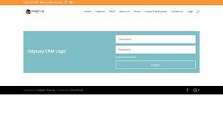 
                            2. Login - Odyssey CRM