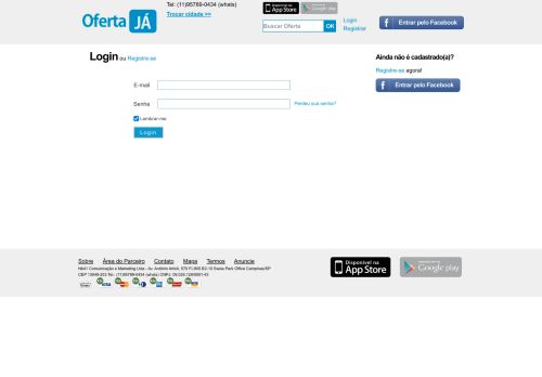 
                            1. Login - Oferta JA