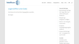 
                            6. Login (Office Line Club) | intellicon GmbH