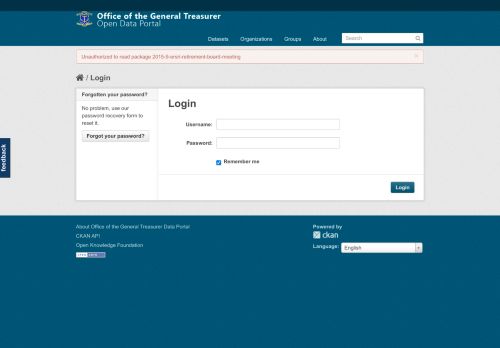 
                            5. Login - Office of the General Treasurer Data Portal