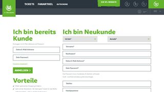 
                            4. Login - Offizieller VfL Wolfsburg Fanshop