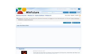 
                            12. Login ohne Return/Enter - WinFuture-Forum.de