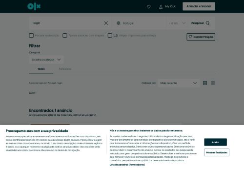 
                            1. Login - OLX Portugal