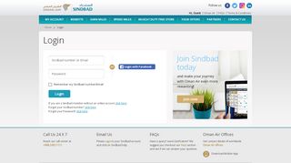 
                            10. Login - Oman Air Sindbad