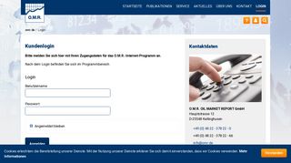 
                            1. Login - omr.de