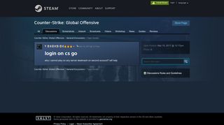 
                            5. login on cs go :: Counter-Strike: Global Offensive General Discussions