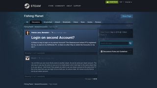 
                            5. Login on second Account? :: Fishing Planet General Discussions