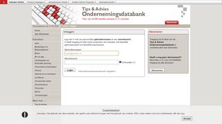 
                            9. Login - ondernemingsdatabank.nl