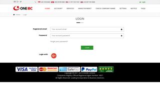 
                            4. Login - OneIBC Portal - One IBC Limited