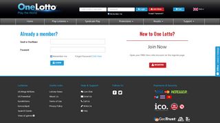 
                            1. Login - OneLotto