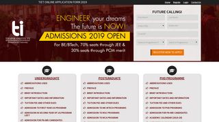 
                            1. Login - Online Admission Session 2018 | TIET - Thapar Institute of ...