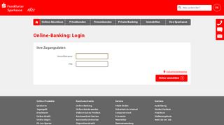 
                            7. Login Online-Banking - Frankfurter Sparkasse