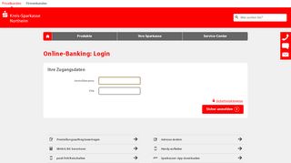 
                            2. Login Online-Banking - Kreis-Sparkasse Northeim