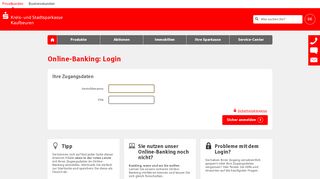 
                            2. Login - Online-Banking | Kreis- und Stadtsparkasse Kaufbeuren