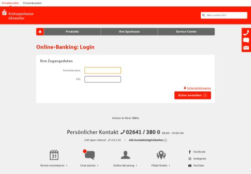 
                            9. Login Online-Banking - Kreissparkasse Ahrweiler