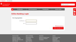 
                            8. Login Online-Banking - Kreissparkasse Bersenbrück