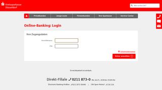 
                            10. Login Online-Banking - Kreissparkasse Düsseldorf