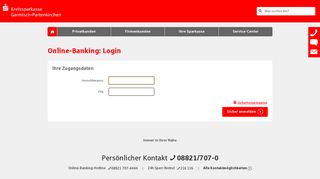 
                            4. Login Online-Banking - Kreissparkasse Garmisch-Partenkirchen